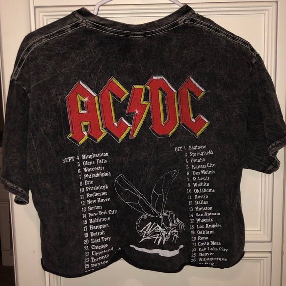 AC/DC cropped Tee - Picture 4 of 4